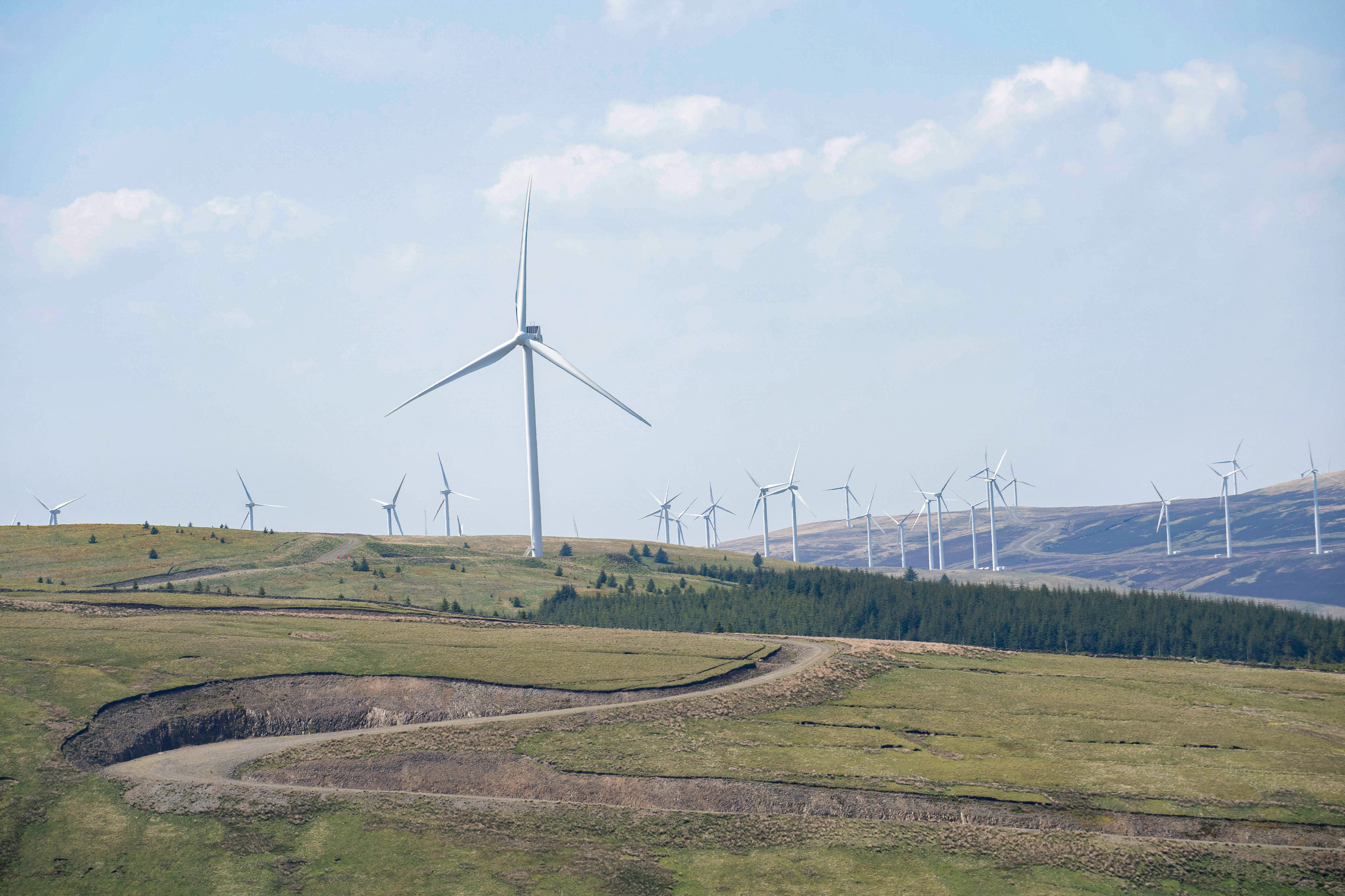 windfarm in scotland