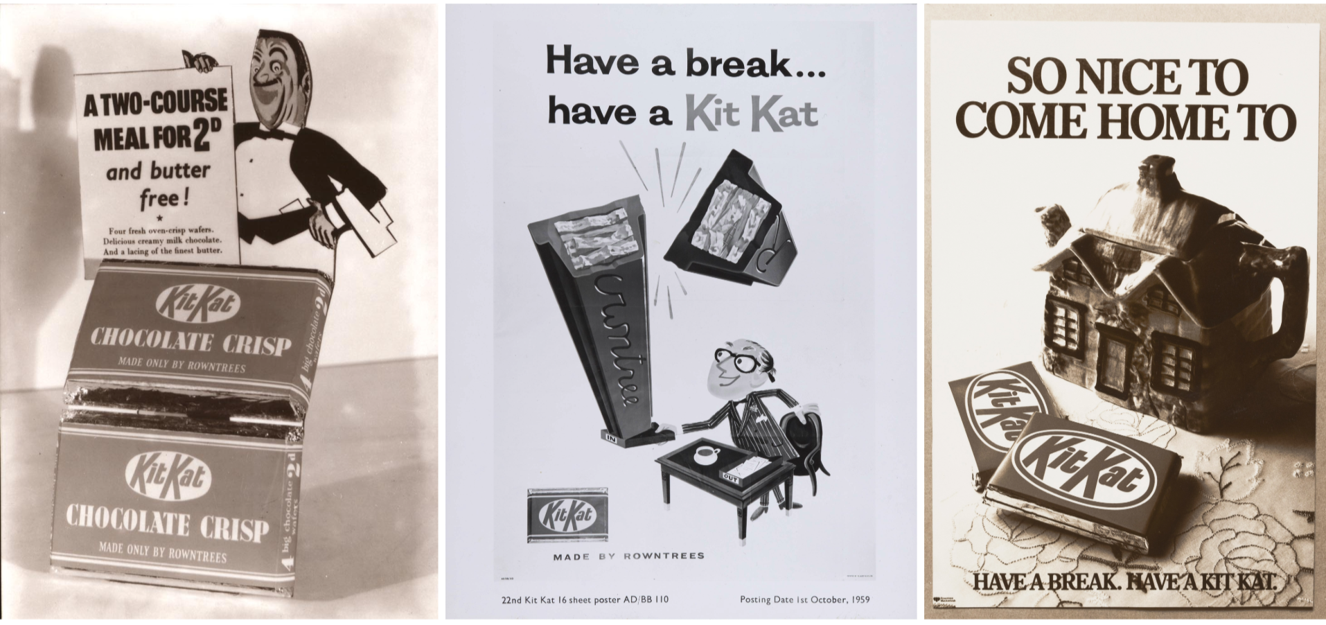 30s, 50s and 70s marketing images