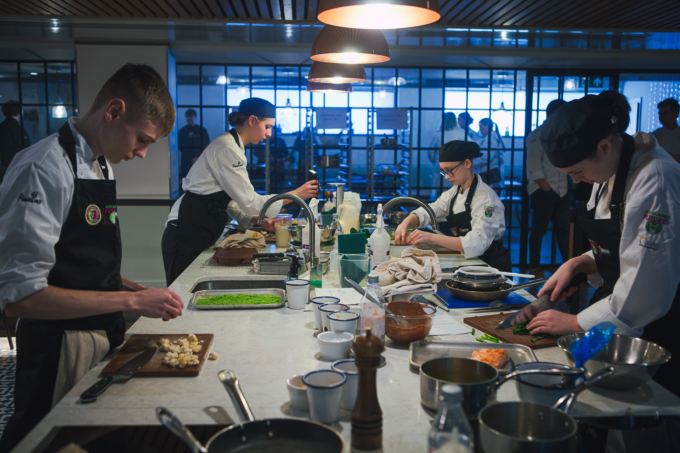 Toque d'Or 2025 finalist cooking in the kitchen