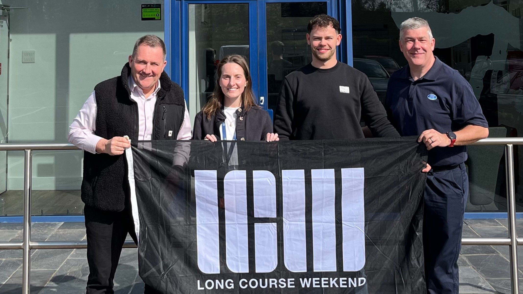 In the photo (L-R): Matthew Evans, Abigail Felstead, Morgan Grieve and Niall Bridge