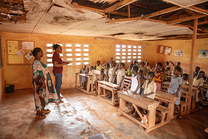 enrolling children school cocoa living income