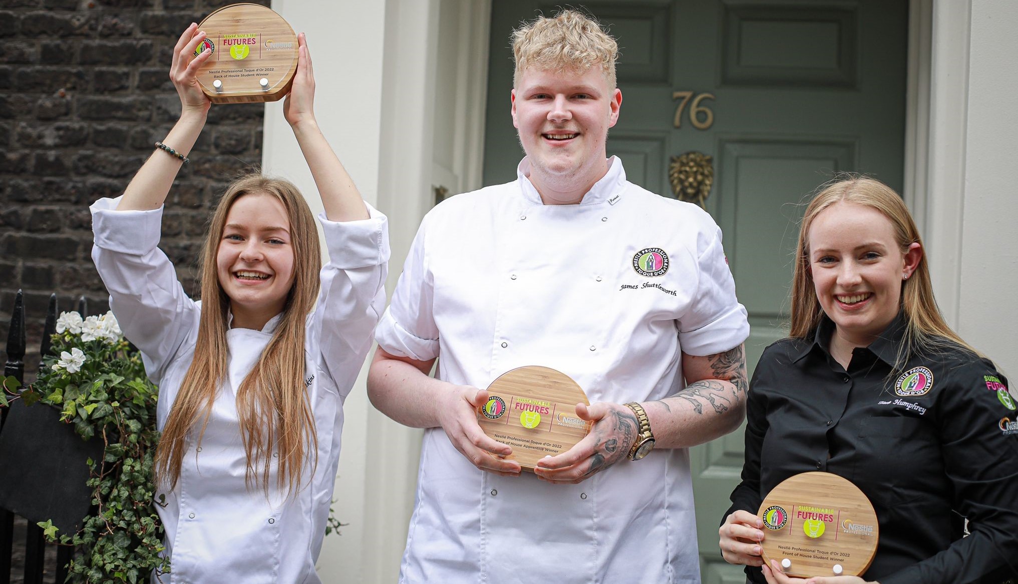 three competition winners