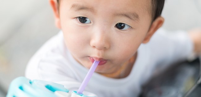 Child drinking
