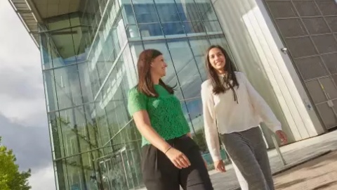 colleagues walking
