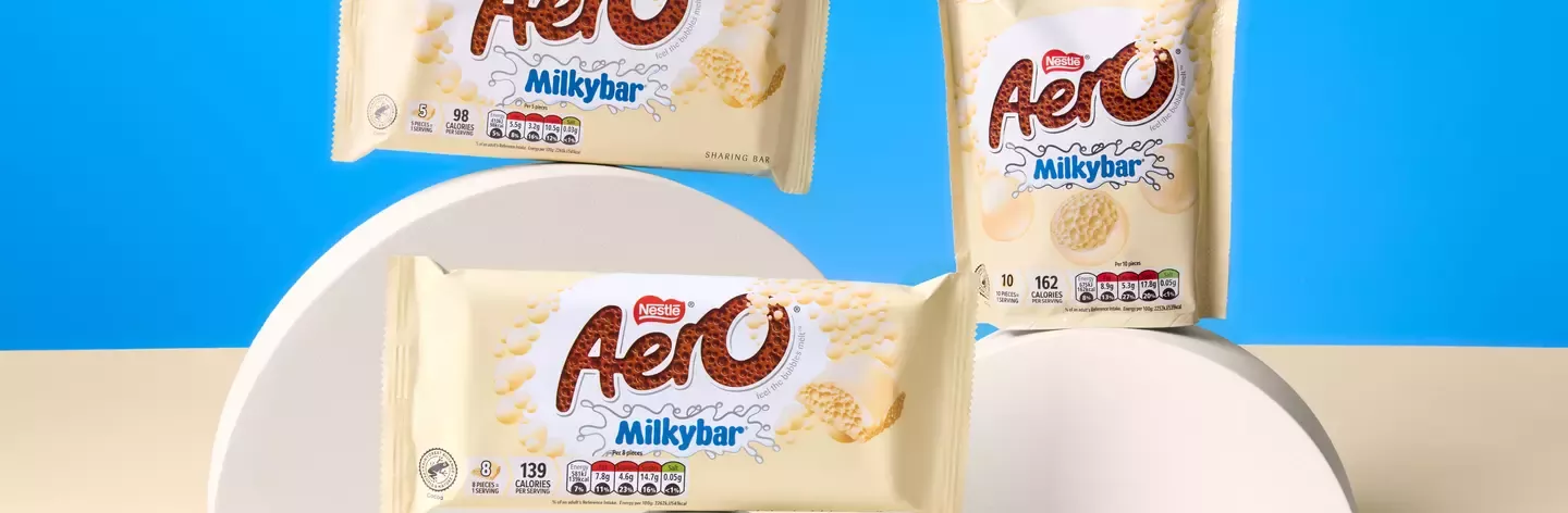 Areo Milkybar range