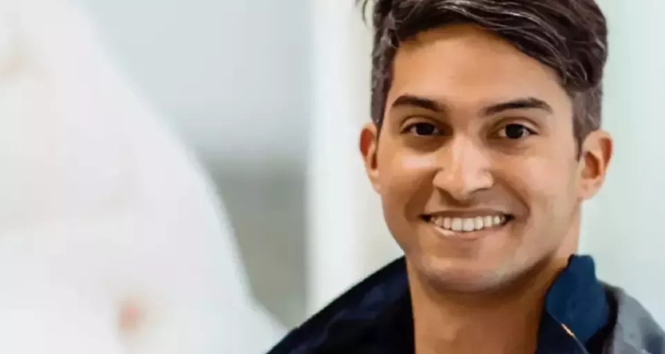 man smiling