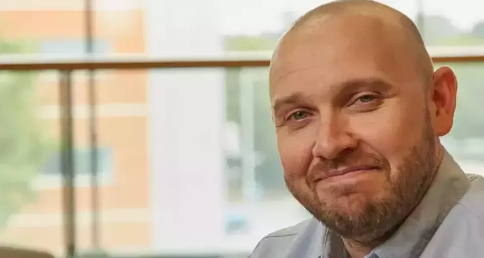 man smiling