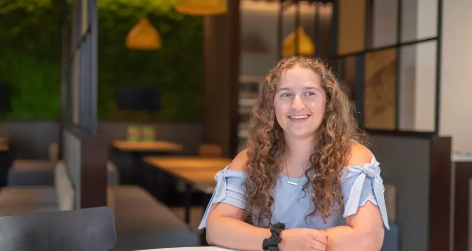 girl smiling