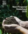 Two hands holding a pile of earth