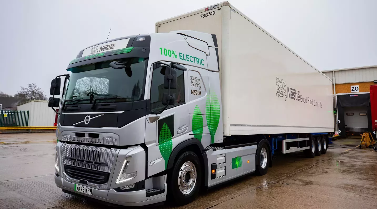 Nestlé electric truck