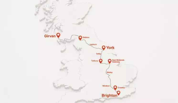 Rob's route map