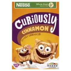 Box of Curiously Cinnamon cereal