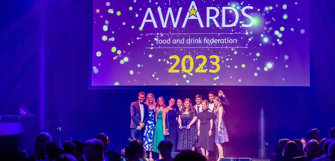 nestle employees at awards event