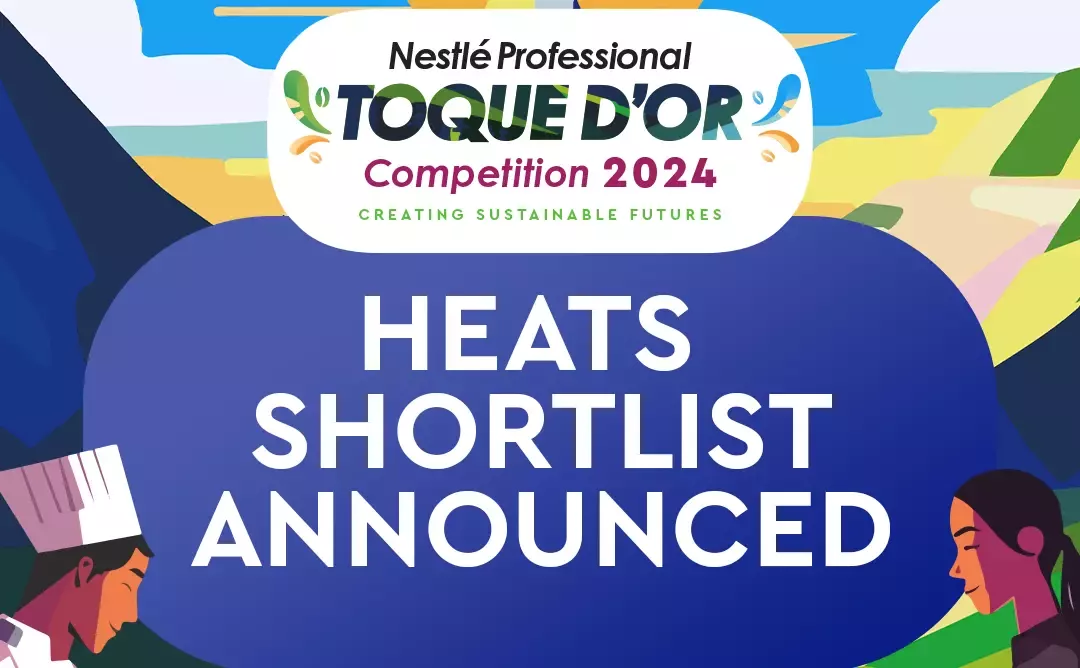 Blue graphic image with white text which reads 'Heats Shortlist Announced'