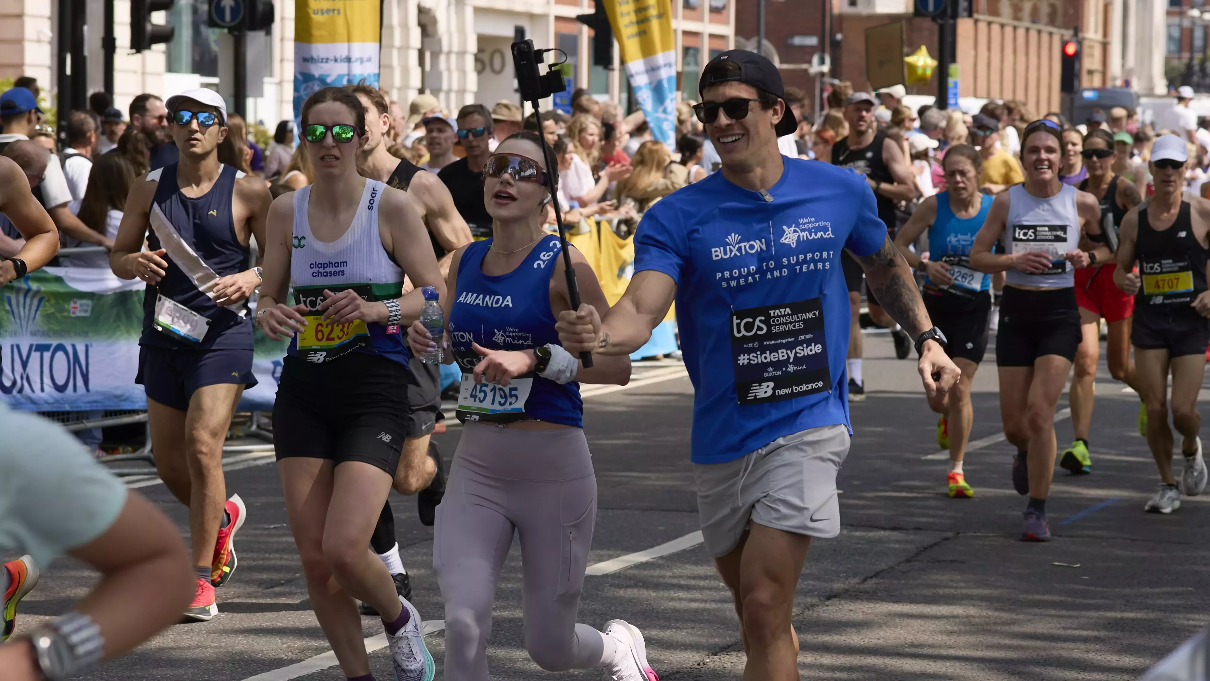 Buxton Marathon runners running a race.