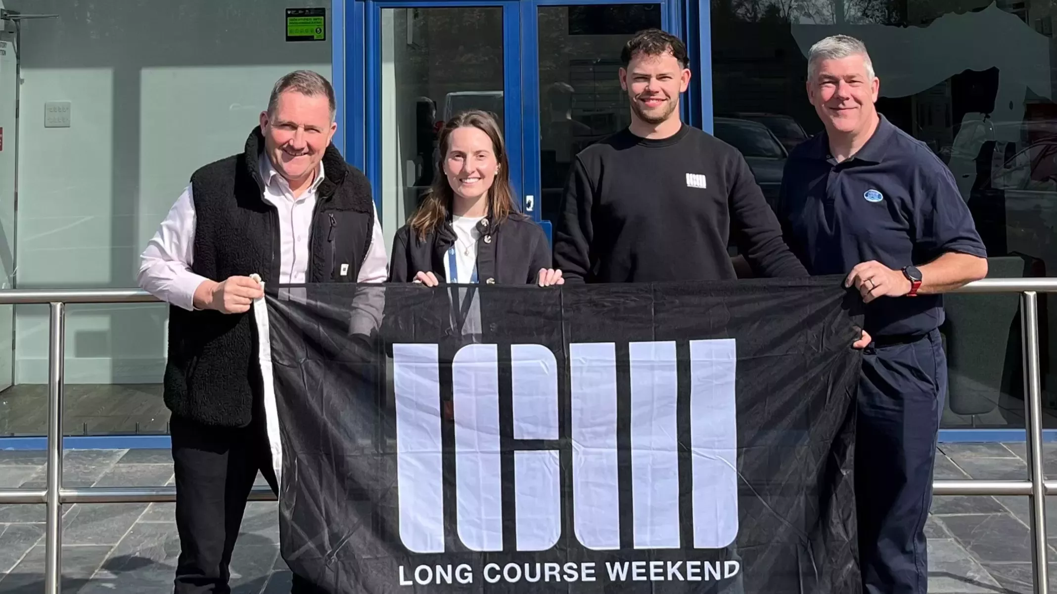In the photo (L-R): Matthew Evans, Abigail Felstead, Morgan Grieve and Niall Bridge