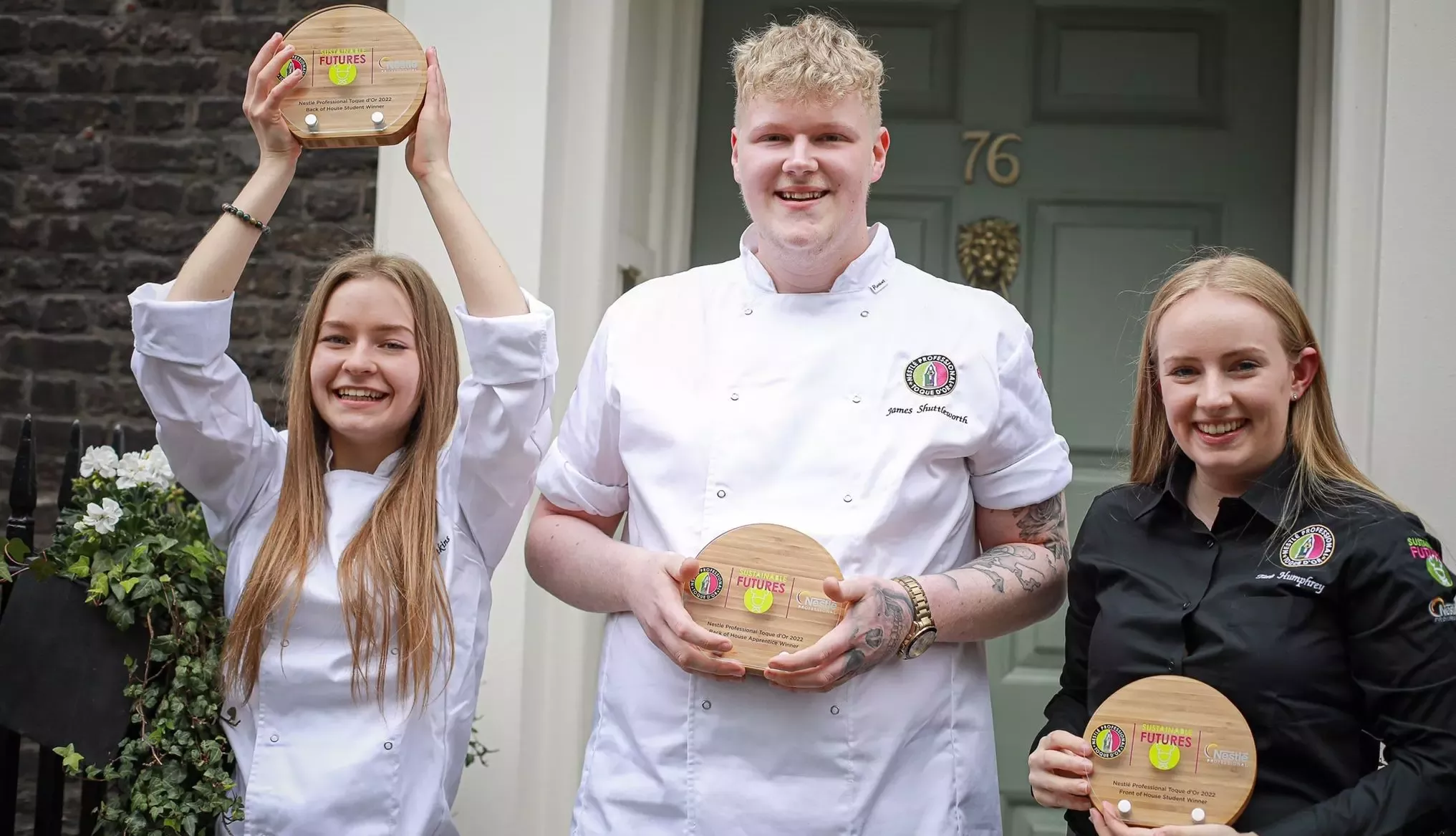 three competition winners