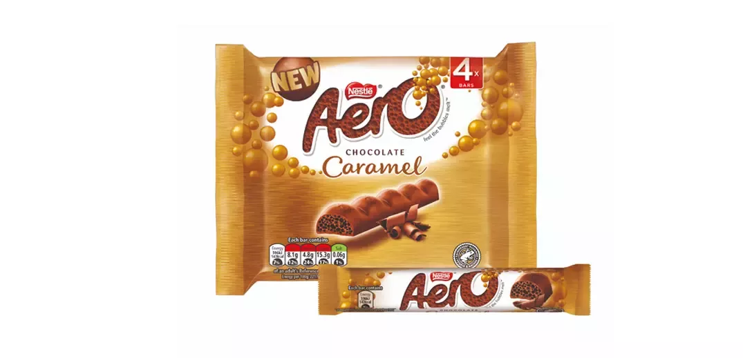 aero chocolate caramel