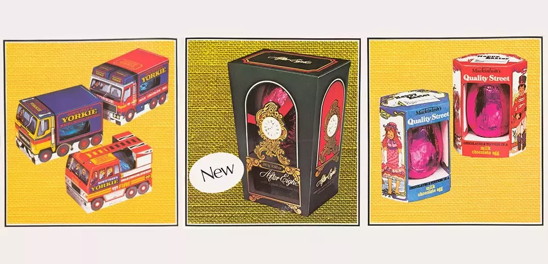 Nestlé chocolate eggs 1980s