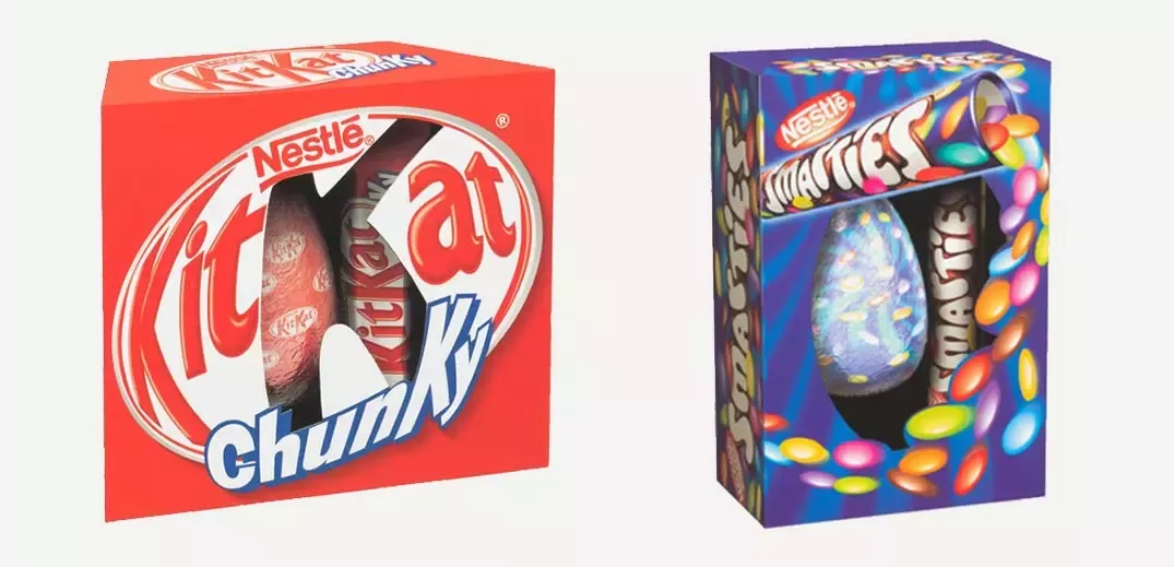 Nestlé chocolate eggs 2000s