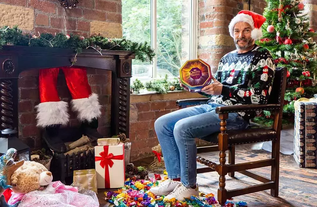 man in chair