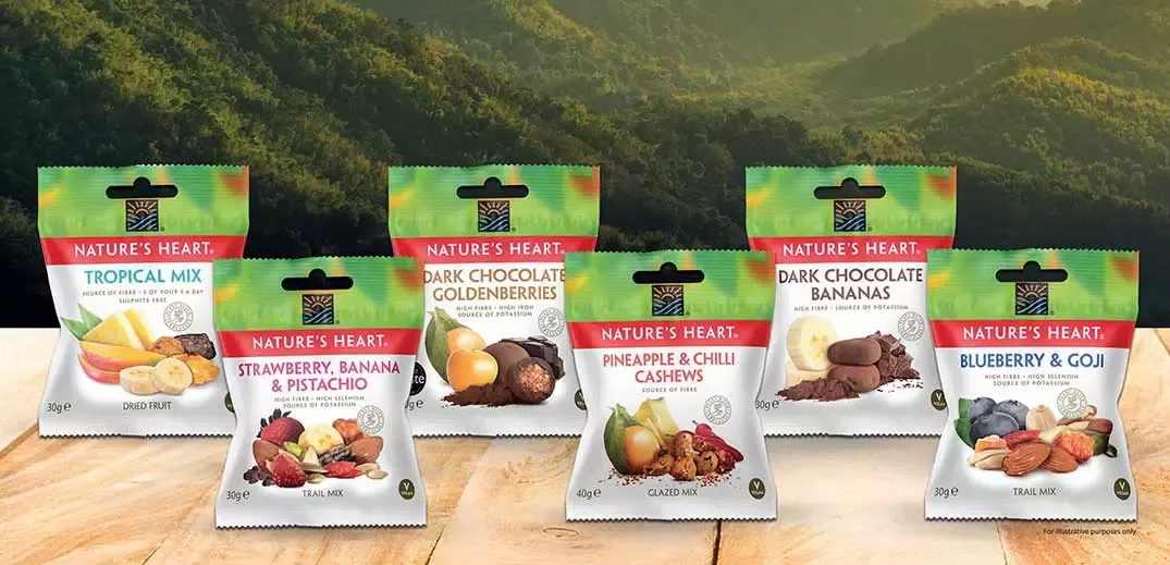 Nature's Heart plant-based snacks