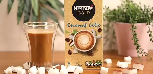 nescafe gold coconut latte