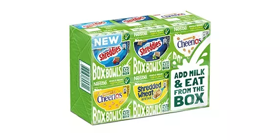 nestle cereals box bowls
