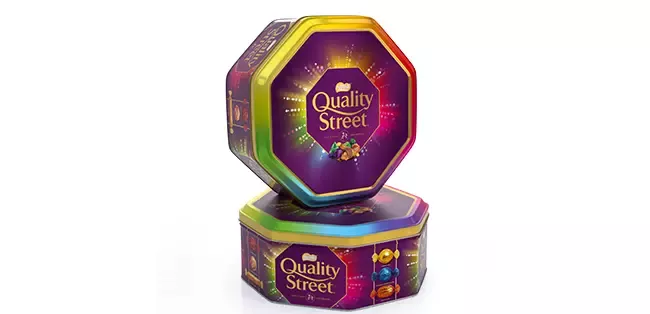 Quality Street personalised tin