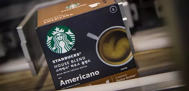 Starbucks House Blend by Nescafé Dolce Gusto comes off the line at Tutbury