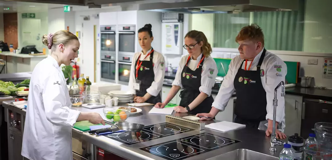 chef cooking demonstration