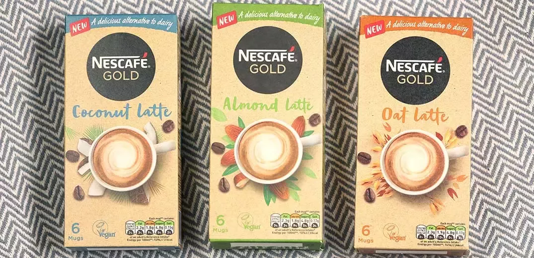 Nescafé Gold vegan lattes
