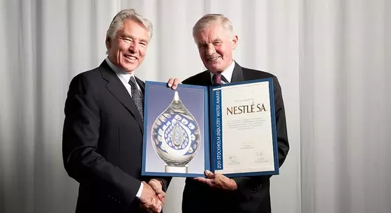 Nestlé was officially crowned as the winner of the 2011 Stockholm Industry Water Award at World Water Week 2011