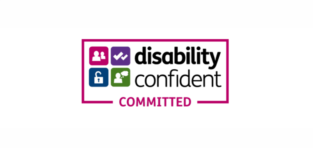 Disability confident committed logo